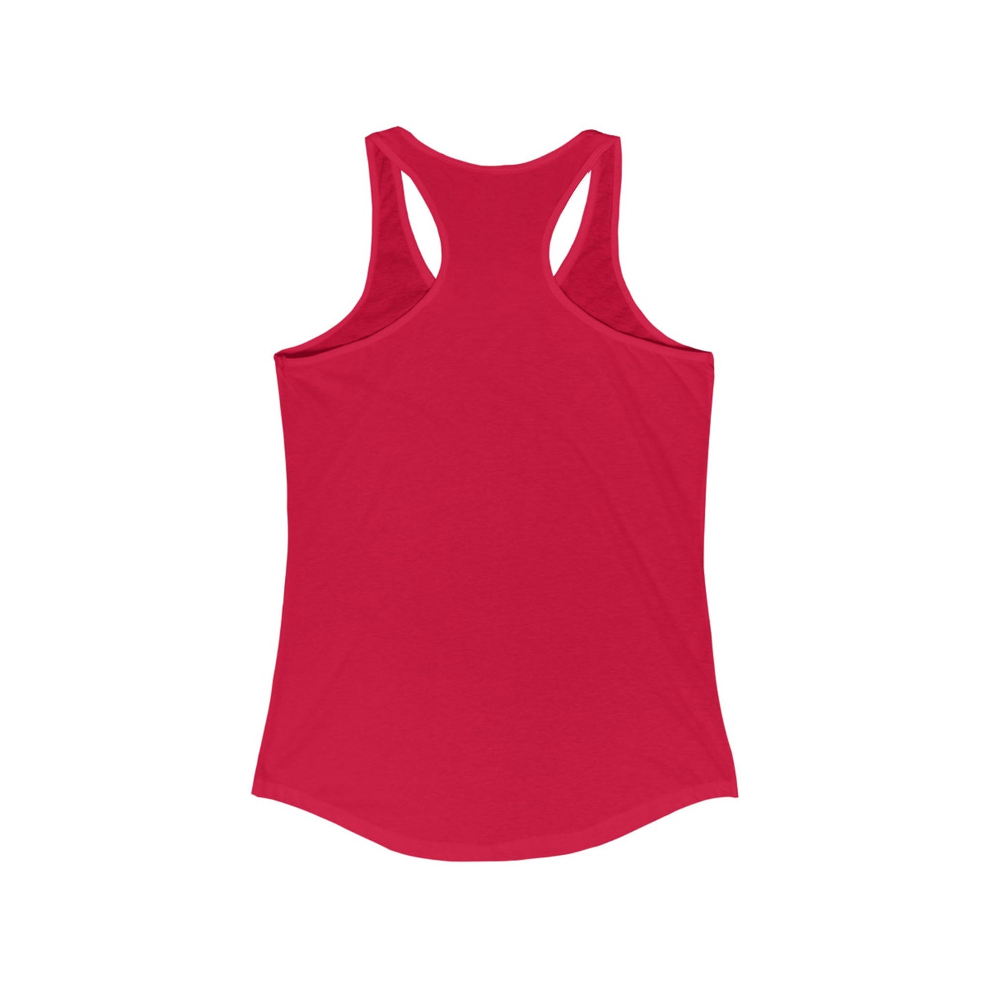 Women's Racerback Tank, Workout Top, by fire by force — Defining the hustle