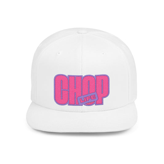 Flat Bill Snapback CHOP LIFE Wear the Vibes Speak the Culture