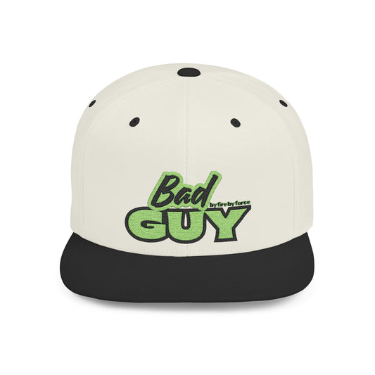 Flat Bill Snapback Bad Guy — Cap Off the Look