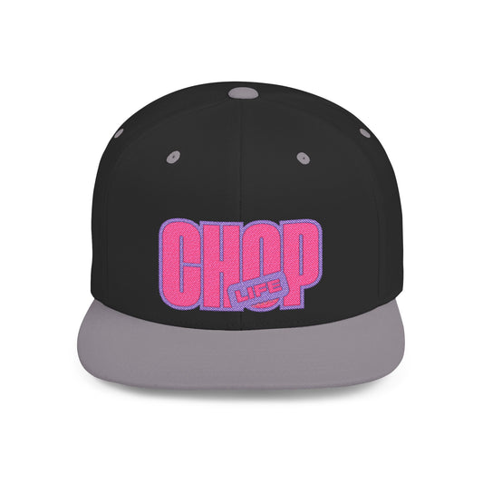 Flat Bill Snapback CHOP LIFE Wear the Vibes Speak the Culture