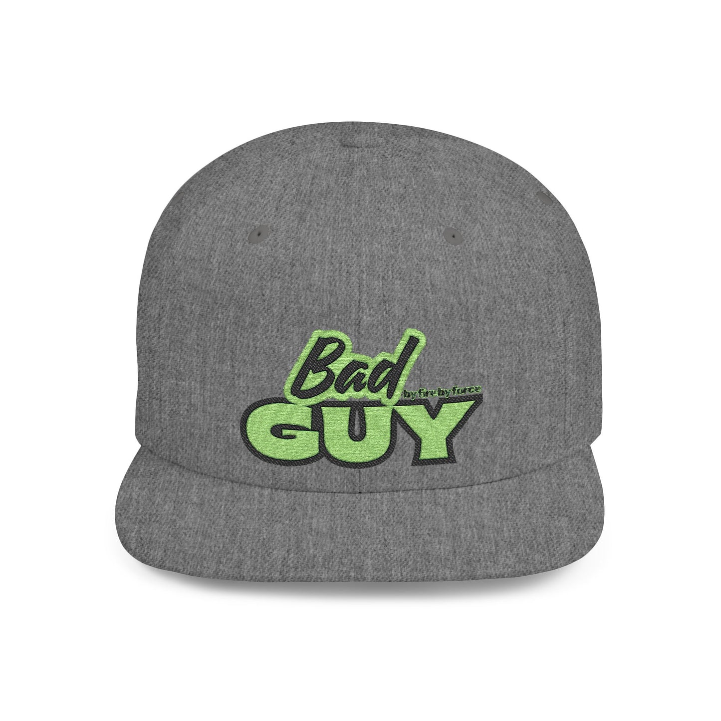 Flat Bill Snapback Bad Guy — Cap Off the Look