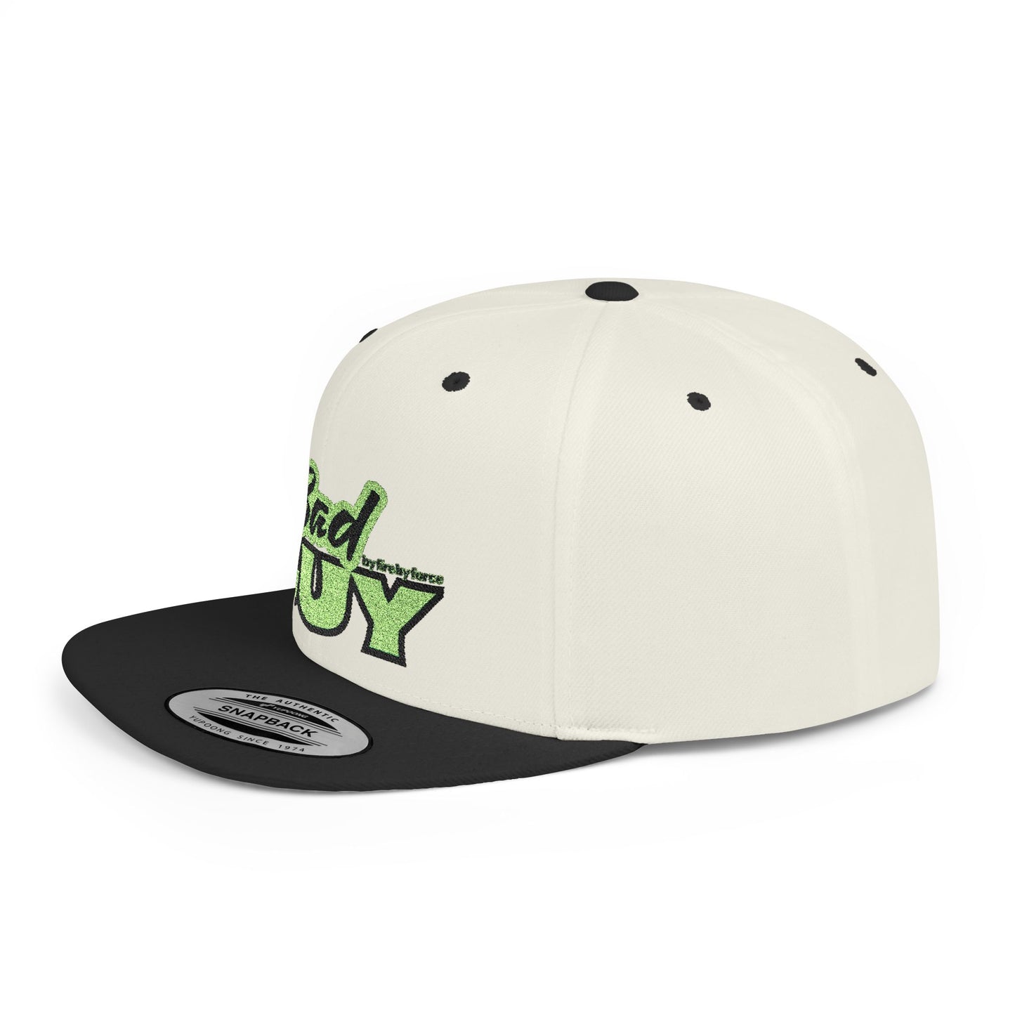 Flat Bill Snapback Bad Guy — Cap Off the Look