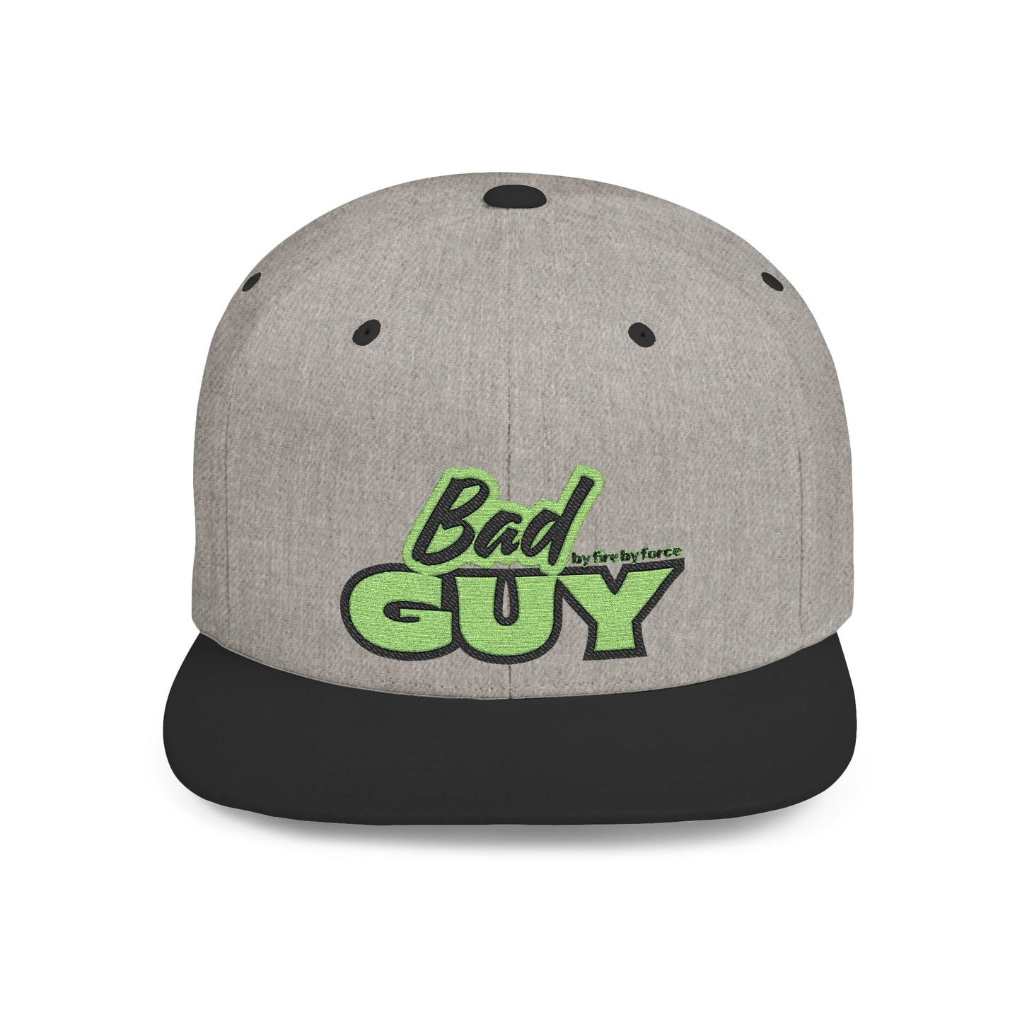 Flat Bill Snapback Bad Guy — Cap Off the Look