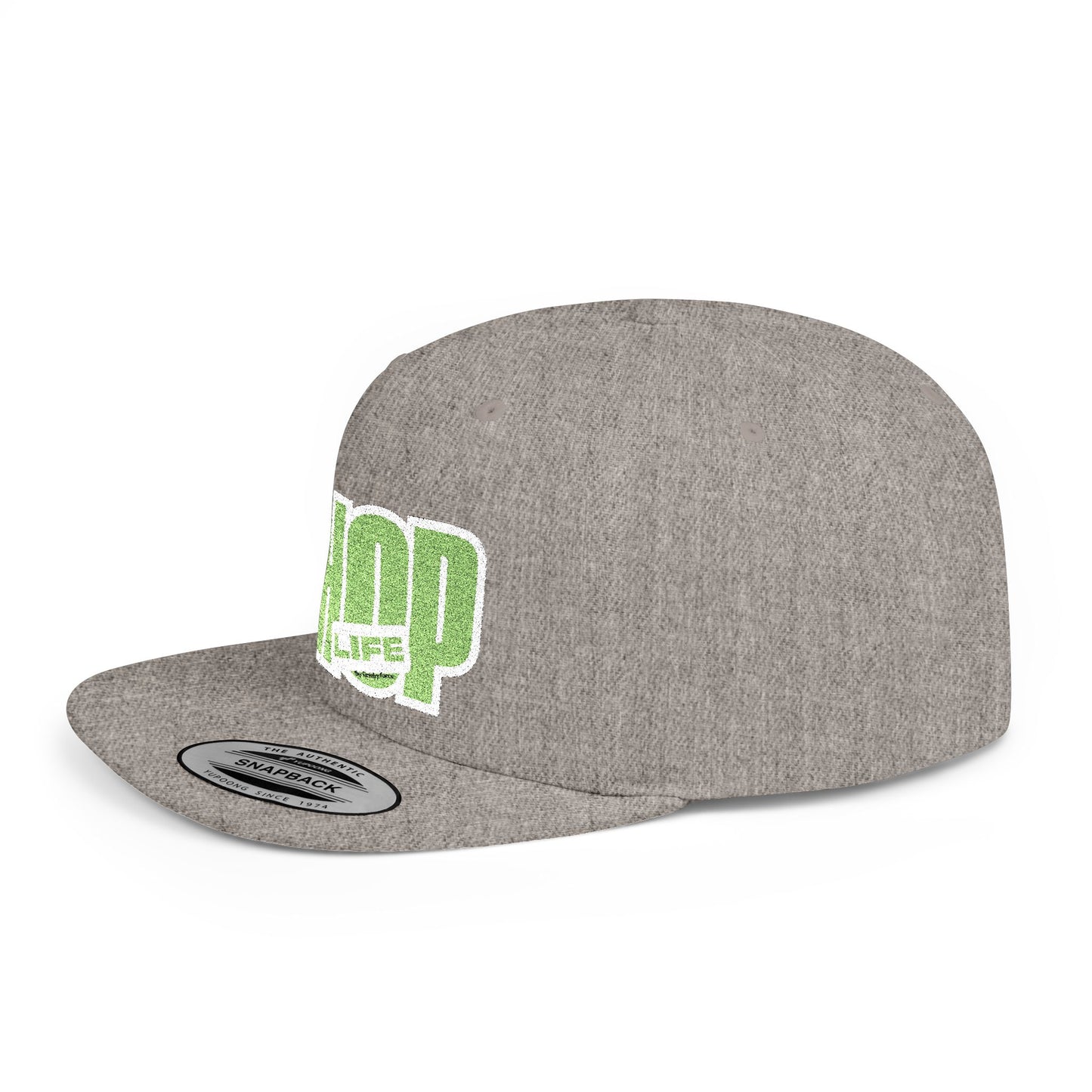 Flat Bill Snapback CHOP LIFE (White Logo) Wear the Vibes Speak the Culture