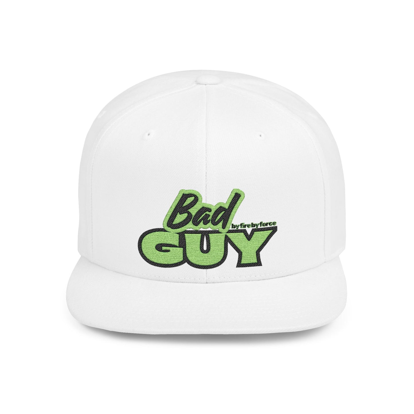 Flat Bill Snapback Bad Guy — Cap Off the Look