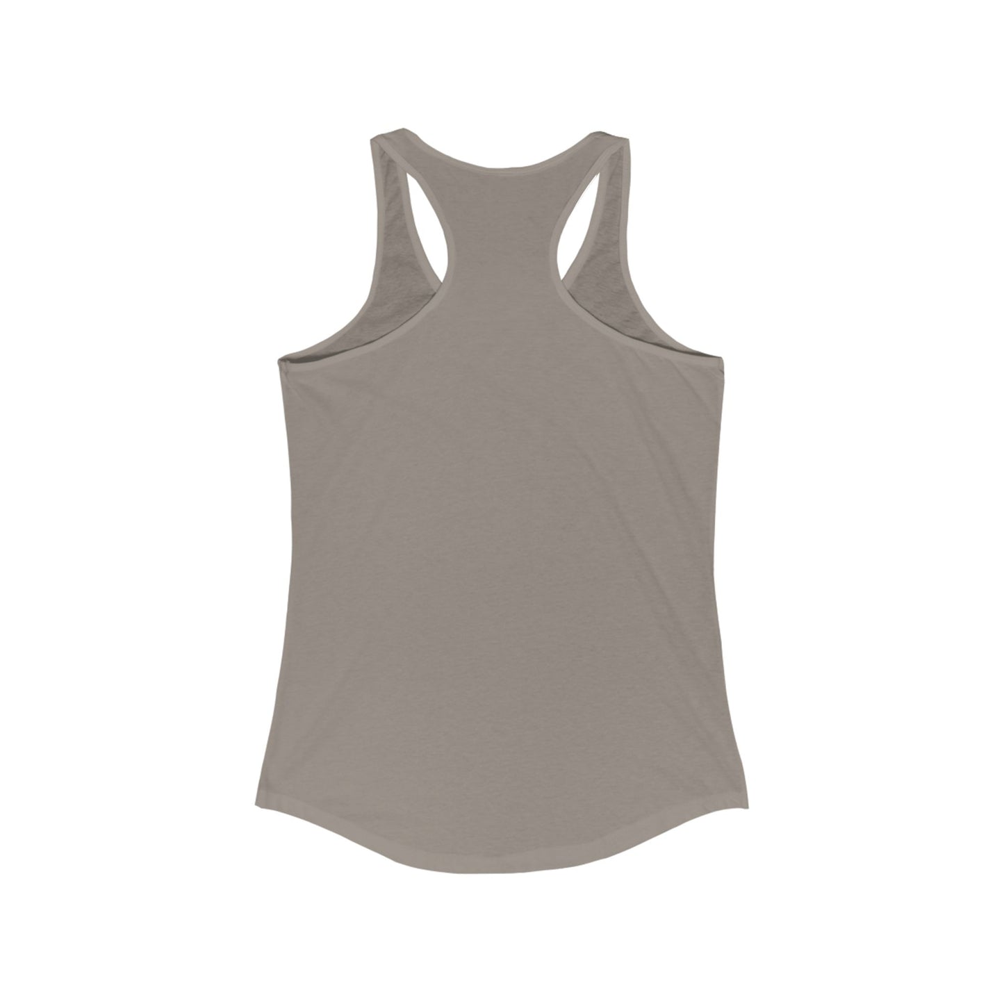 Women's Racerback Tank, Workout Top, by fire by force — Defining the hustle