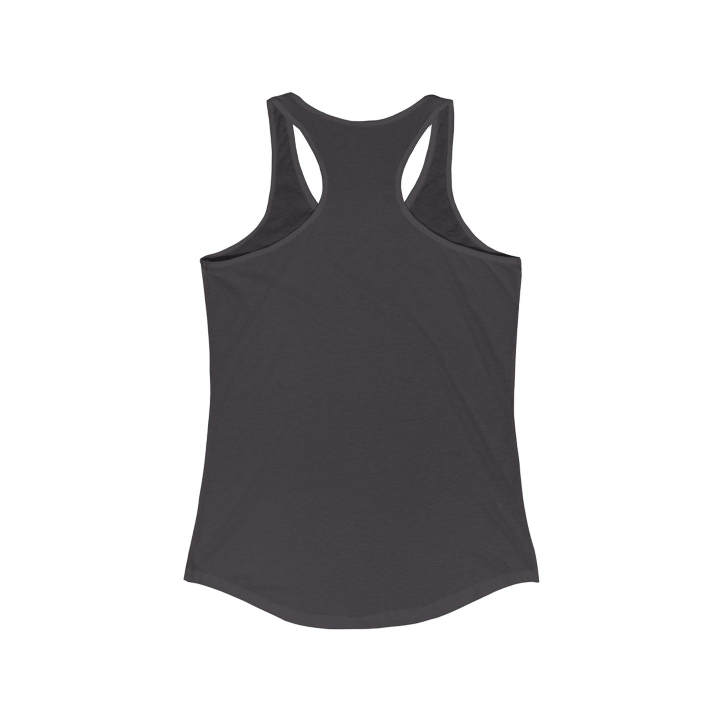Women's Racerback Tank, Workout Top, by fire by force — Defining the hustle