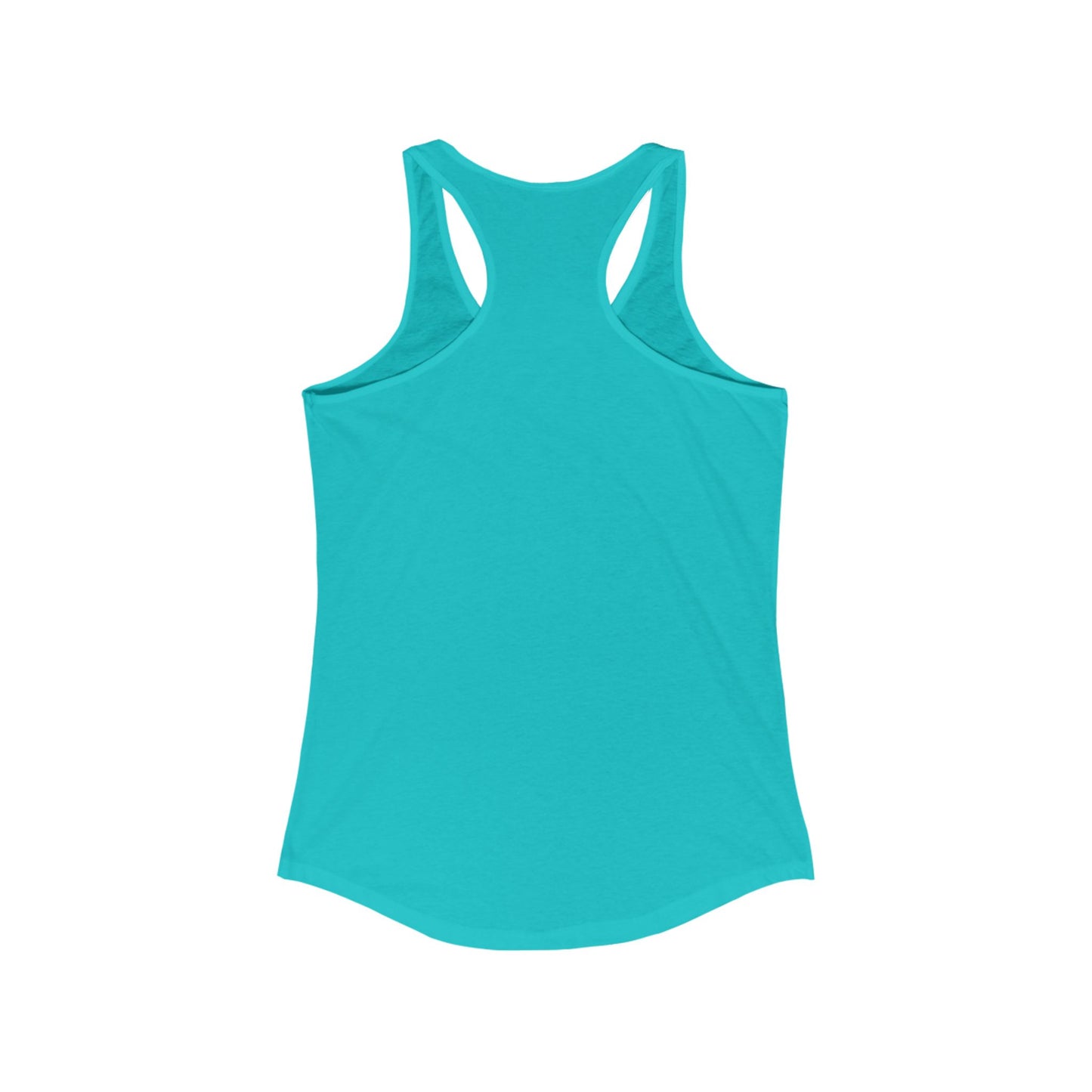 Women's Racerback Tank, Workout Top, by fire by force — Defining the hustle