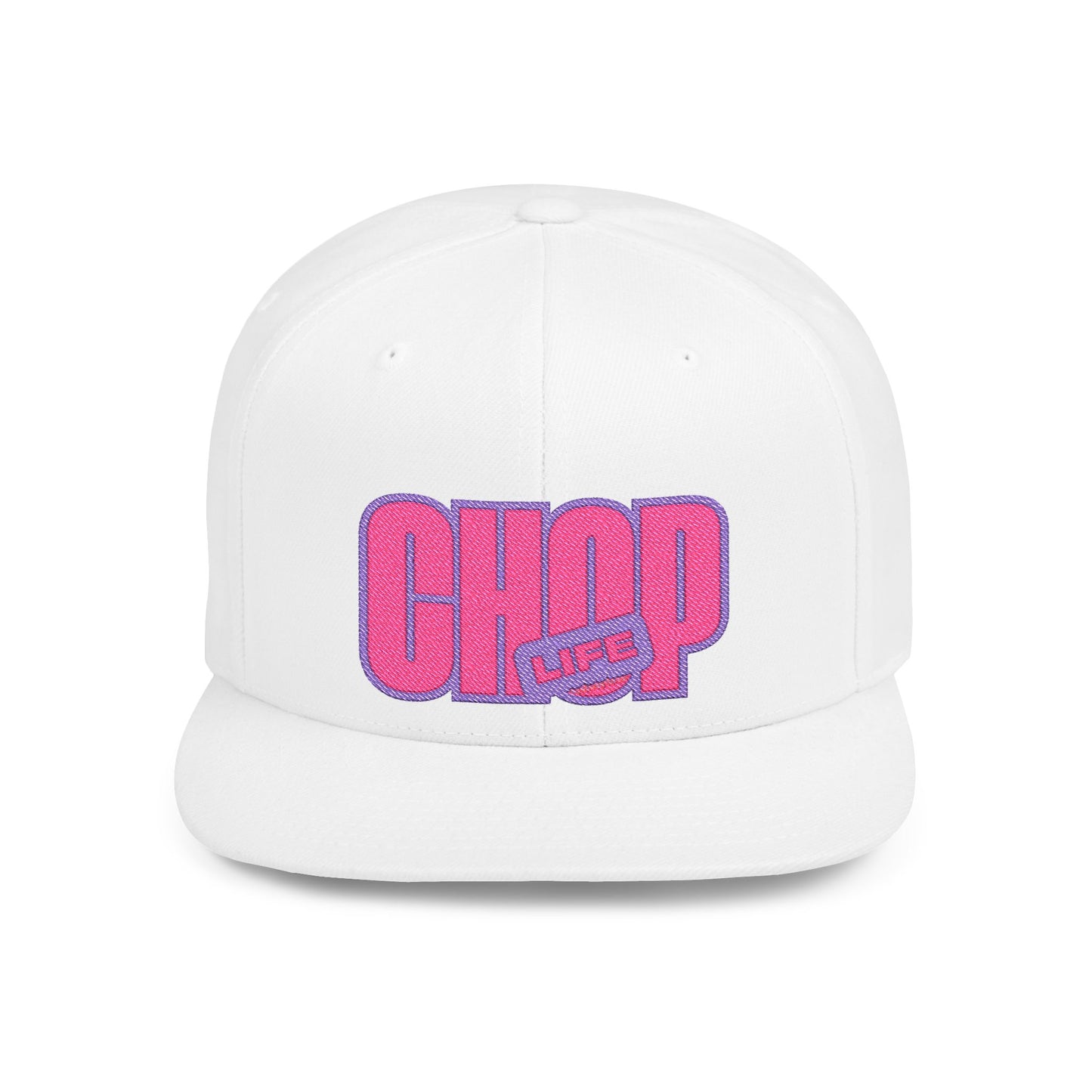 Flat Bill Snapback CHOP LIFE Wear the Vibes Speak the Culture