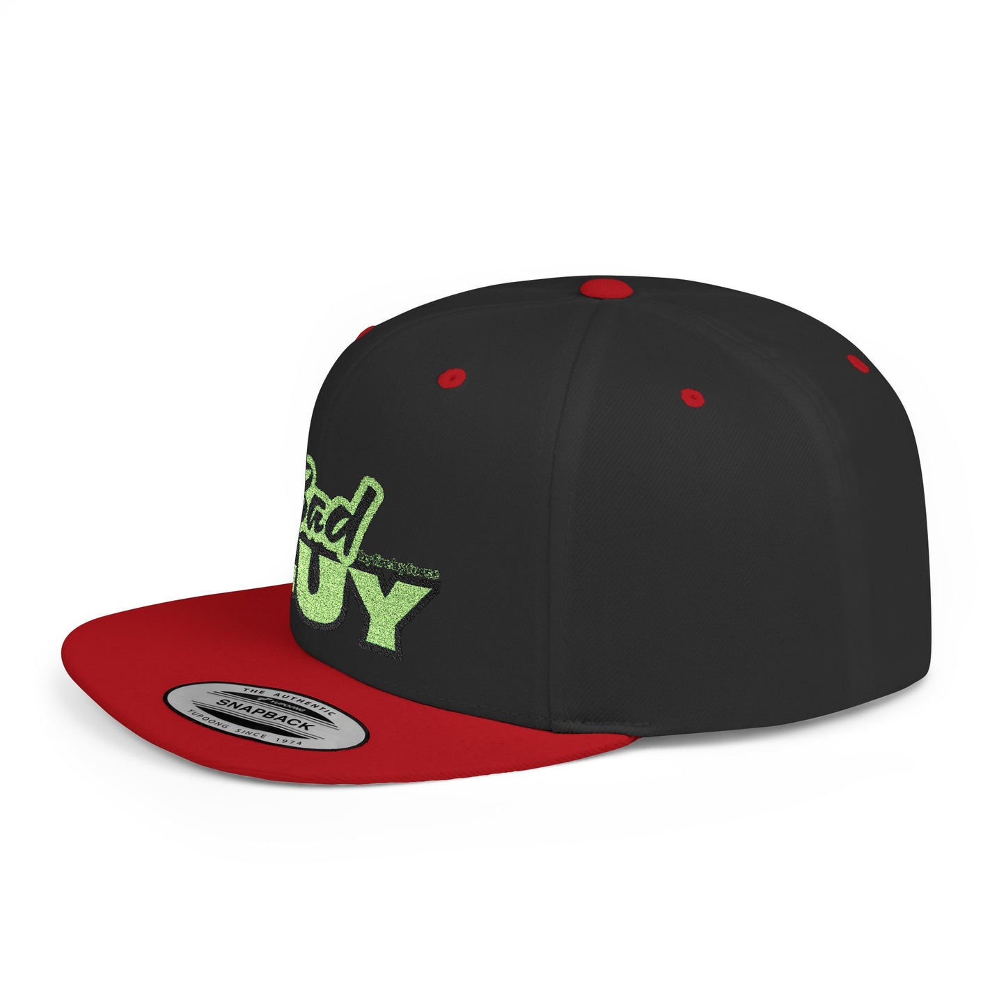 Flat Bill Snapback Bad Guy — Cap Off the Look