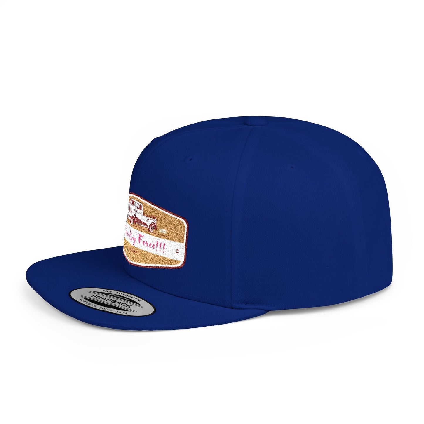 Flat Bill Snapback By Fire By Force Logo Hat for Everyday Hustle