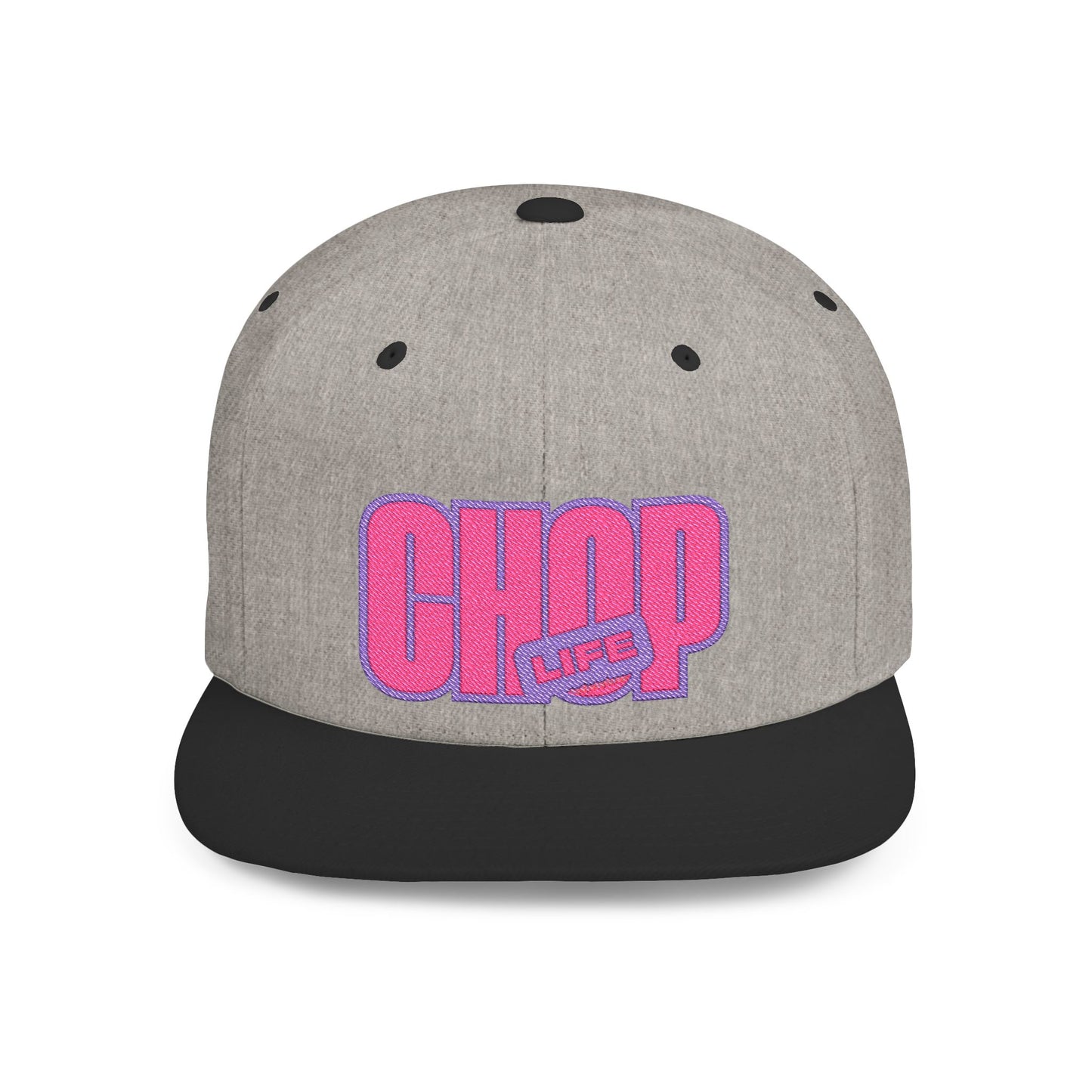 Flat Bill Snapback CHOP LIFE Wear the Vibes Speak the Culture