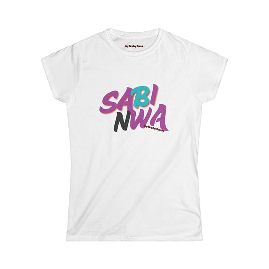 Sabi Nwa Womens Softstyle Tee | Sabi NWA — Smart. Fresh. Unstoppable.