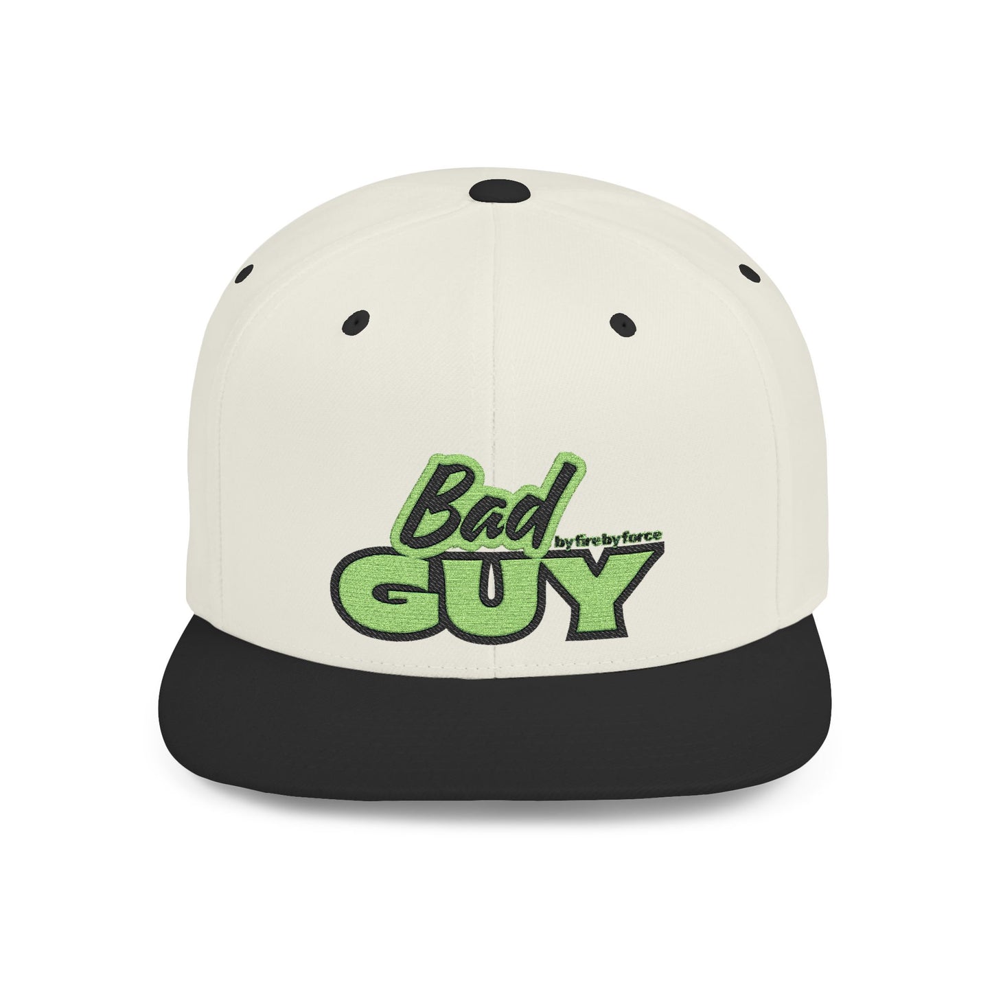 Flat Bill Snapback Bad Guy — Cap Off the Look