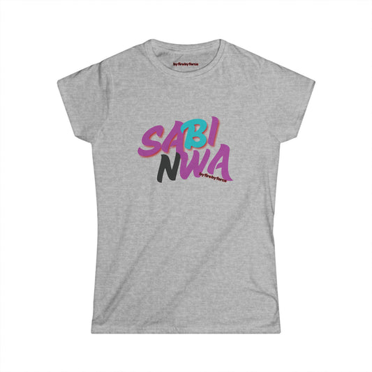 Sabi Nwa Womens Softstyle Tee | Sabi NWA — Smart. Fresh. Unstoppable.