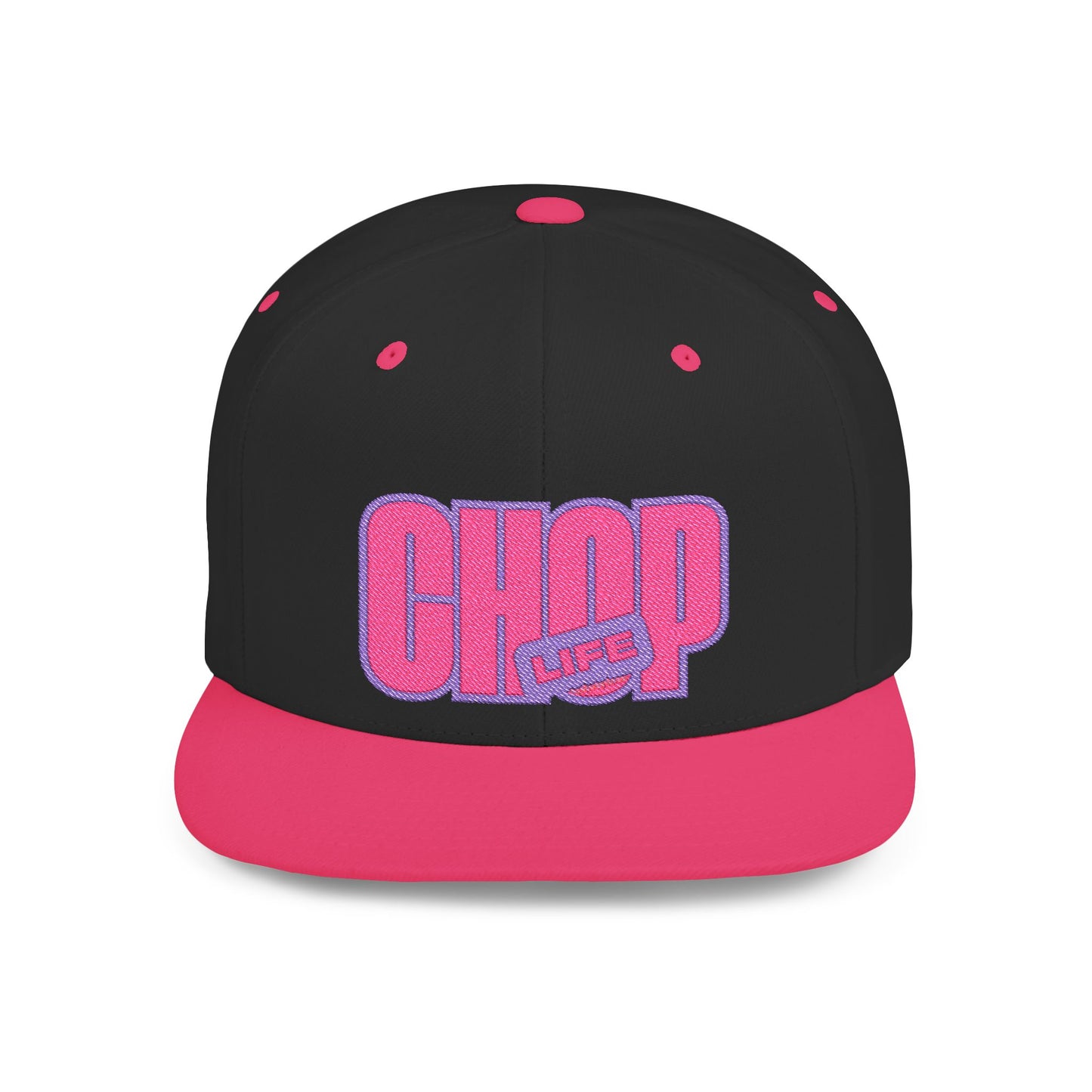 Flat Bill Snapback CHOP LIFE Wear the Vibes Speak the Culture