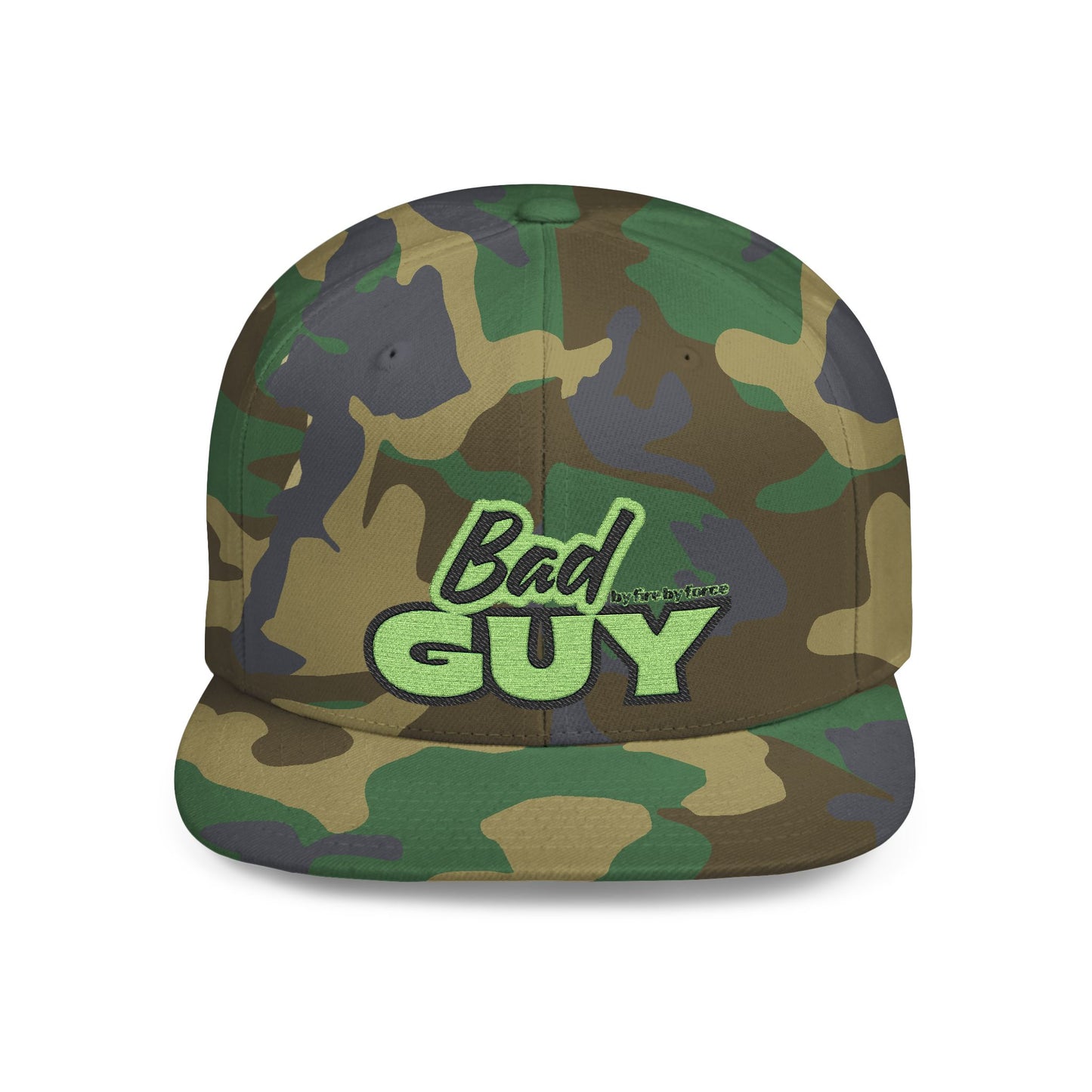 Flat Bill Snapback Bad Guy — Cap Off the Look