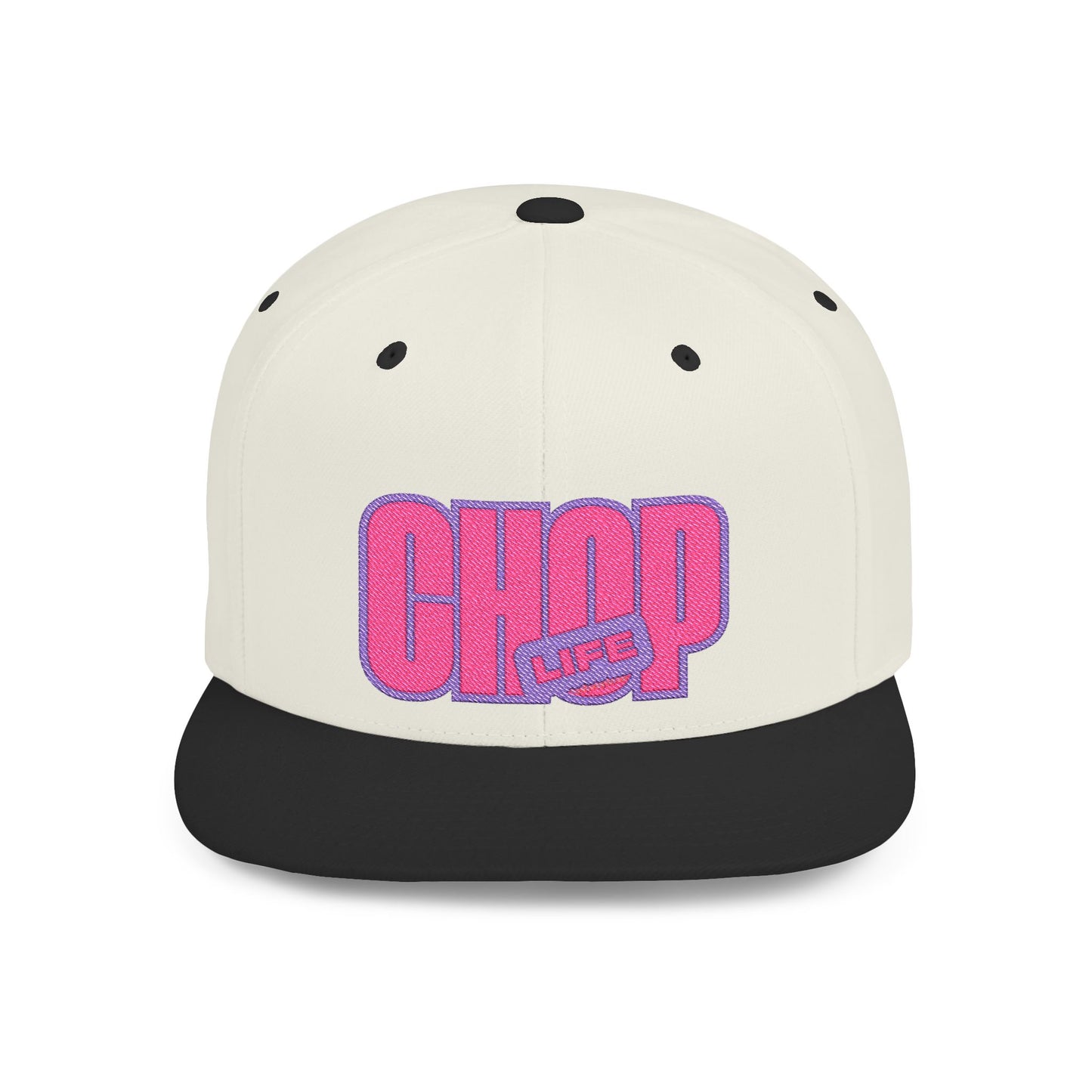 Flat Bill Snapback CHOP LIFE Wear the Vibes Speak the Culture